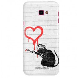 ETUI NA TELEFON SAMSUNG GALAXY J4 PLUS 2018 J410 BANKSY WZÓR BK110