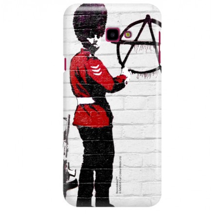 ETUI NA TELEFON SAMSUNG GALAXY J4 PLUS 2018 J410 BANKSY WZÓR BK134