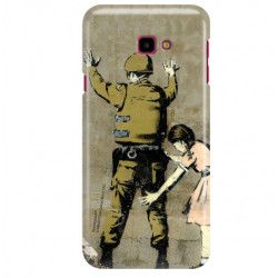 ETUI NA TELEFON SAMSUNG GALAXY J4 PLUS 2018 J410 BANKSY WZÓR BK135