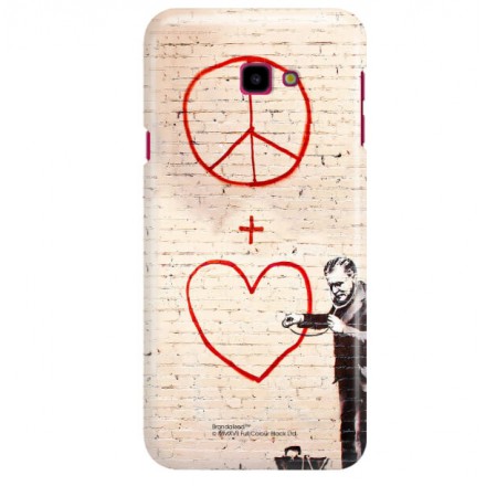 ETUI NA TELEFON SAMSUNG GALAXY J4 PLUS 2018 J410 BANKSY WZÓR BK146