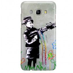 ETUI NA TELEFON SAMSUNG GALAXY J5 2016 J510 BANKSY WZÓR BK162