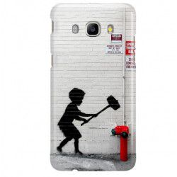 ETUI NA TELEFON SAMSUNG GALAXY J5 2016 J510 BANKSY WZÓR BK178