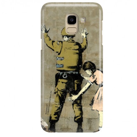 ETUI NA TELEFON SAMSUNG GALAXY J6 2018  J600 BANKSY WZÓR BK135