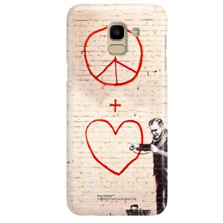 ETUI NA TELEFON SAMSUNG GALAXY J6 2018 J600 BANKSY WZÓR BK146