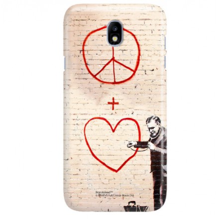 ETUI NA TELEFON SAMSUNG GALAXY J7 2017 J730 BANKSY WZÓR BK146