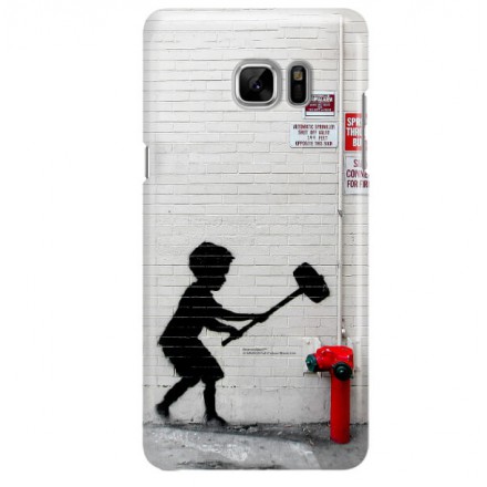 ETUI NA TELEFON SAMSUNG GALAXY NOTE 7 BANKSY WZÓR BK178