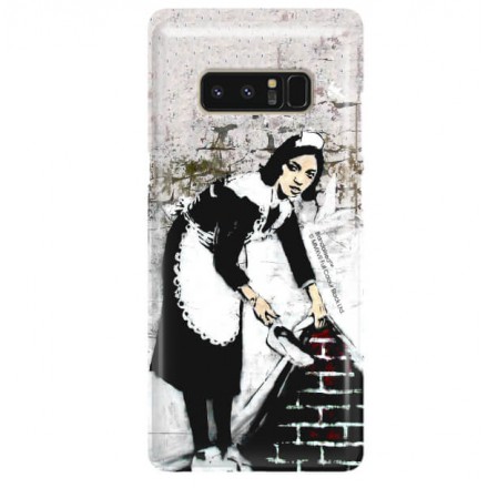 ETUI NA TELEFON SAMSUNG GALAXY NOTE 8  N950 BANKSY WZÓR BK100