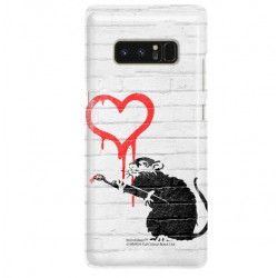 ETUI NA TELEFON SAMSUNG GALAXY NOTE 8 N950 BANKSY WZÓR BK110