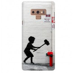 ETUI NA TELEFON SAMSUNG GALAXY NOTE 9 N960 BANKSY WZÓR BK178