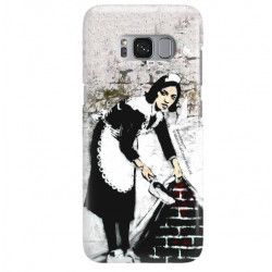 ETUI NA TELEFON SAMSUNG GALAXY S8 G950 BANKSY WZÓR BK100