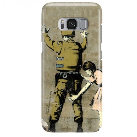 ETUI NA TELEFON SAMSUNG GALAXY S8 G950 BANKSY WZÓR BK135