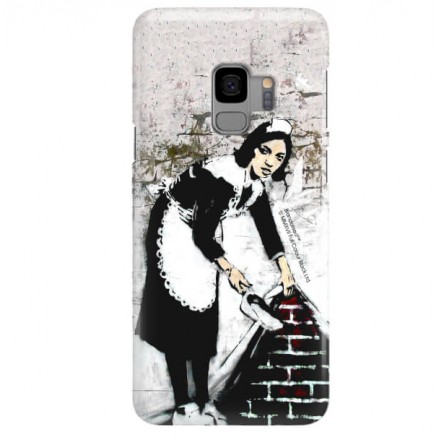 ETUI NA TELEFON SAMSUNG GALAXY S9 G960 BANKSY WZÓR BK100