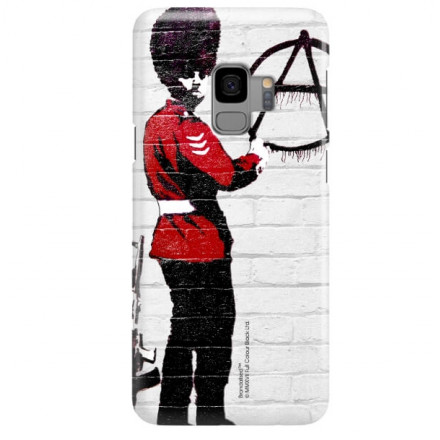 ETUI NA TELEFON SAMSUNG GALAXY S9 G960 BANKSY WZÓR BK134