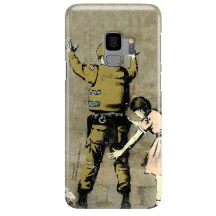 ETUI NA TELEFON SAMSUNG GALAXY S9 G960 BANKSY WZÓR BK135