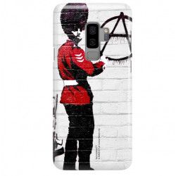 ETUI NA TELEFON SAMSUNG GALAXY S9 PLUS G965 BANKSY WZÓR BK134