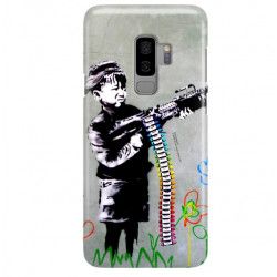 ETUI NA TELEFON SAMSUNG GALAXY S9 PLUS G965 BANKSY WZÓR BK162