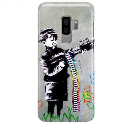 ETUI NA TELEFON SAMSUNG GALAXY S9 PLUS G965 BANKSY WZÓR BK162