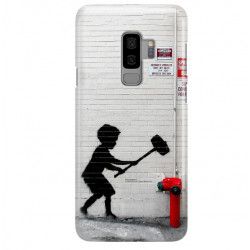 ETUI NA TELEFON SAMSUNG GALAXY S9 PLUS G965 BANKSY WZÓR BK178