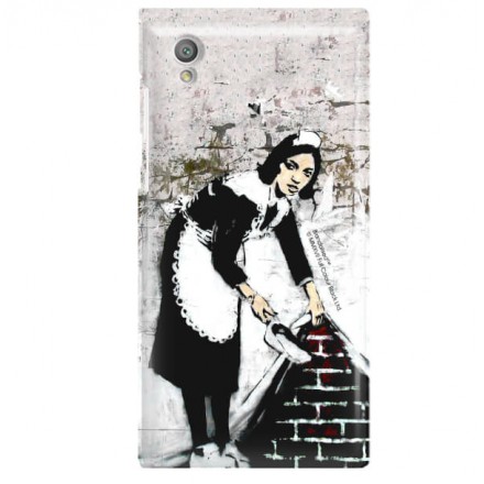 ETUI NA TELEFON SONY XPERIA L1 G3311 BANKSY WZÓR BK100