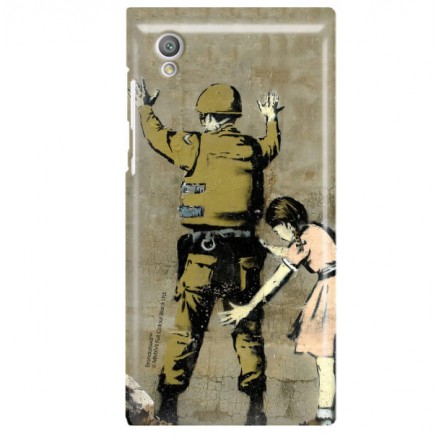 ETUI NA TELEFON SONY XPERIA L1 G3311 BANKSY WZÓR BK135