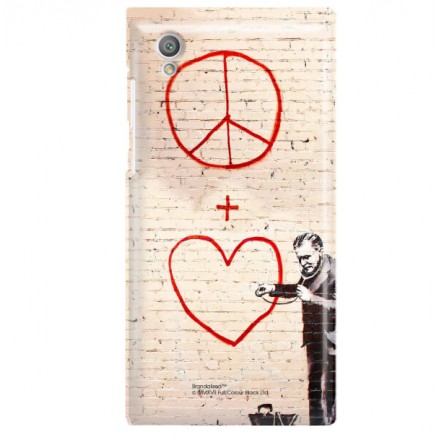 ETUI NA TELEFON SONY XPERIA L1 G3311 BANKSY WZÓR BK146