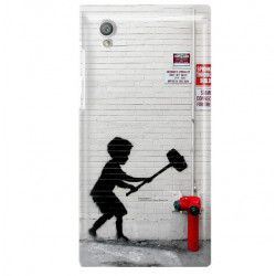 ETUI NA TELEFON SONY XPERIA L1 G3311 BANKSY WZÓR BK178