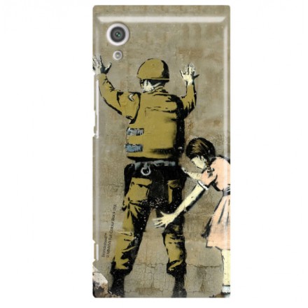 ETUI NA TELEFON SONY XPERIA XA1 G3121 BANKSY WZÓR BK135