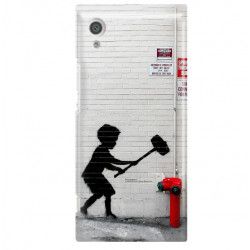 ETUI NA TELEFON SONY XPERIA XA1 G3121 BANKSY WZÓR BK178