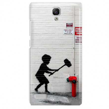 ETUI NA TELEFON XIAOMI REDMI 2 BANKSY WZÓR BK178