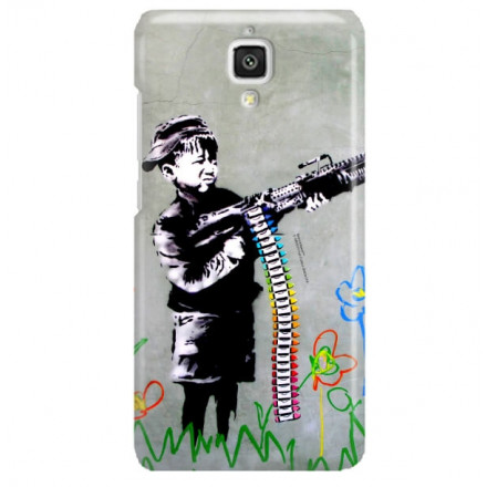 ETUI NA TELEFON XIAOMI Mi4 BANKSY WZÓR BK162