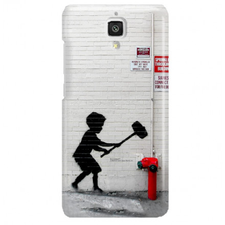 ETUI NA TELEFON XIAOMI Mi4 BANKSY WZÓR BK178