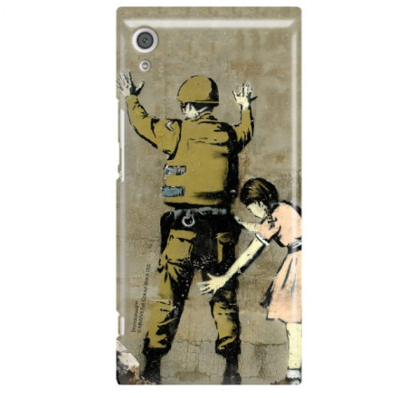 ETUI NA TELEFON SONY XPERIA XA1 ULTRA G3221  BANKSY WZÓR BK135