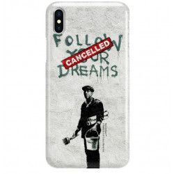 ETUI NA TELEFON IPHONE X  A1901 BANKSY WZÓR BK115