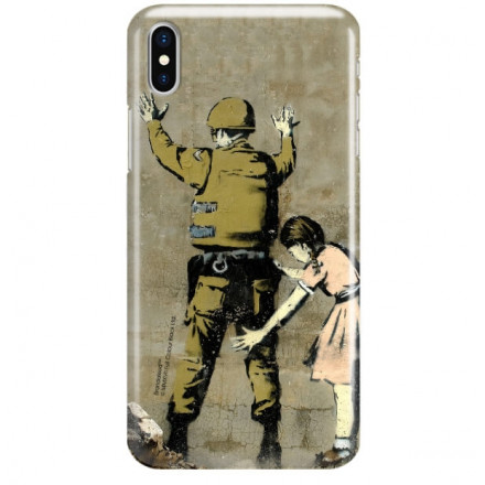 ETUI NA TELEFON IPHONE X A1901 BANKSY WZÓR BK135