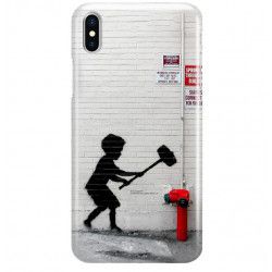 ETUI NA TELEFON IPHONE X A1901 BANKSY WZÓR BK178