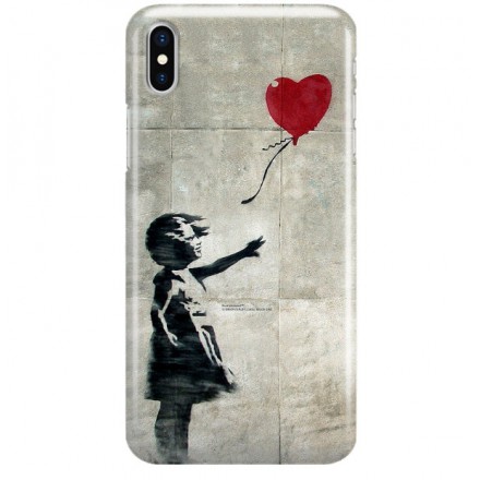 ETUI NA TELEFON IPHONE X  A1901 BANKSY WZÓR BK179