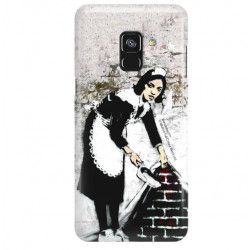 ETUI NA TELEFON SAMSUNG GALAXY A8 2018 A530 BANKSY WZÓR BK100