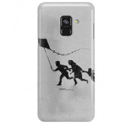 ETUI NA TELEFON SAMSUNG GALAXY A8 2018 A530 BANKSY WZÓR BK168