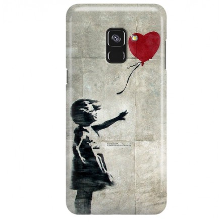 ETUI NA TELEFON SAMSUNG GALAXY A8 2018 A530 BANKSY WZÓR BK179