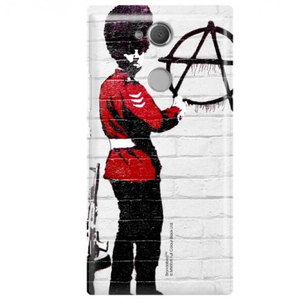 ETUI NA TELEFON SONY XPERIA XA2 H3113 BANKSY WZÓR BK134