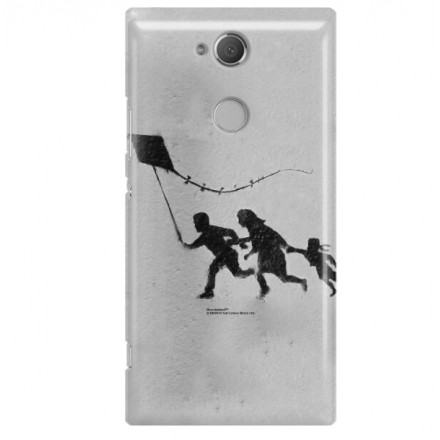 ETUI NA TELEFON SONY XPERIA XA2 H3113 BANKSY WZÓR BK168