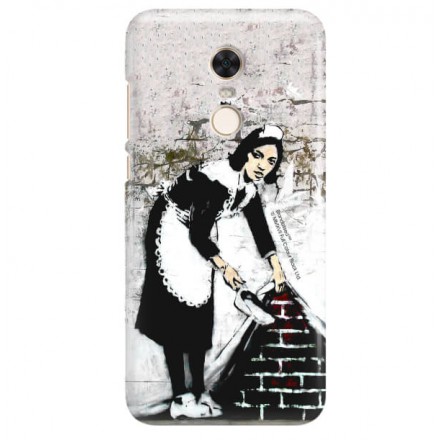 ETUI NA TELEFON XIAOMI REDMI 5 PLUS BANKSY WZÓR BK100