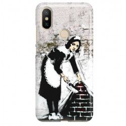 ETUI NA TELEFON XIAOMI Mi A2 BANKSY WZÓR BK100