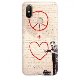 ETUI NA TELEFON XIAOMI Mi A2 BANKSY WZÓR BK146