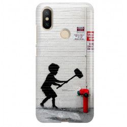 ETUI NA TELEFON XIAOMI Mi A2 BANKSY WZÓR BK178