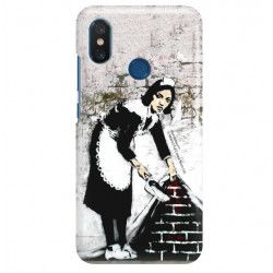 ETUI NA TELEFON XIAOMI Mi8 BANKSY WZÓR BK100