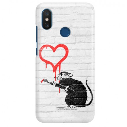 ETUI NA TELEFON XIAOMI Mi8 BANKSY WZÓR BK110