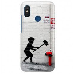 ETUI NA TELEFON XIAOMI Mi8 BANKSY WZÓR BK178