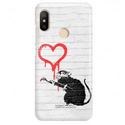 ETUI NA TELEFON XIAOMI REDMI 6 PRO BANKSY WZÓR BK110