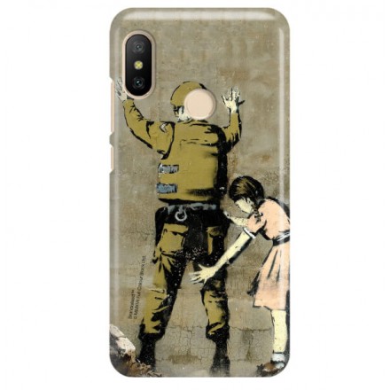 ETUI NA TELEFON XIAOMI REDMI 6 PRO BANKSY WZÓR BK135